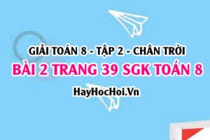 Bài 2 trang 39 Toán 8 Tập 2 Chân trời sáng tạo: Bài Toán Lập Phương Trình